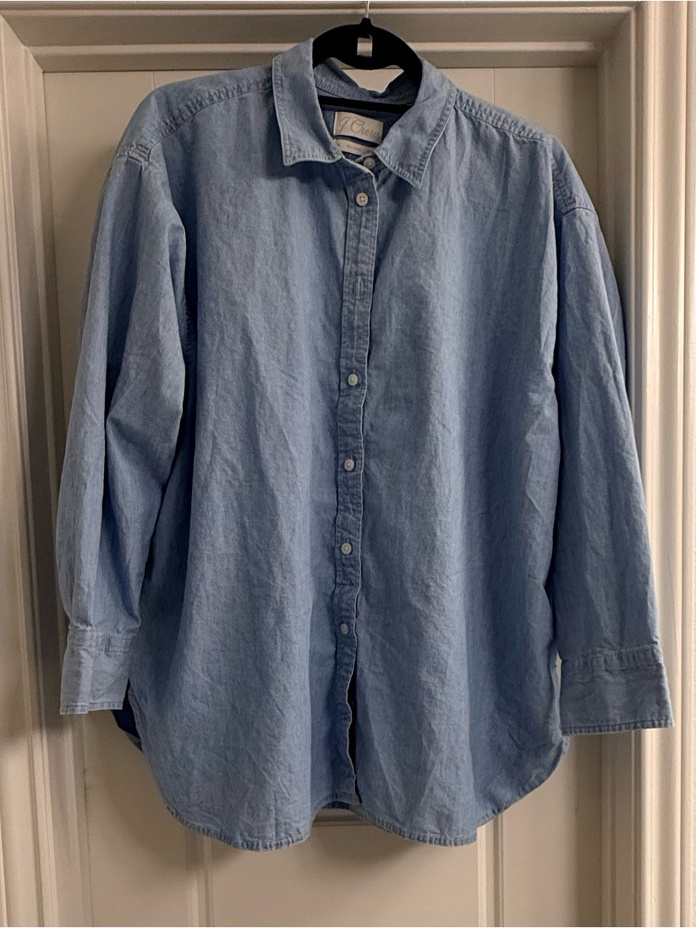 JCrew Relaxed-fit Light Blue Denim Button-Up NWOT// Sz 20